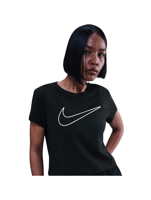 Camiseta Nike Sportswear Club Feminina - Preto