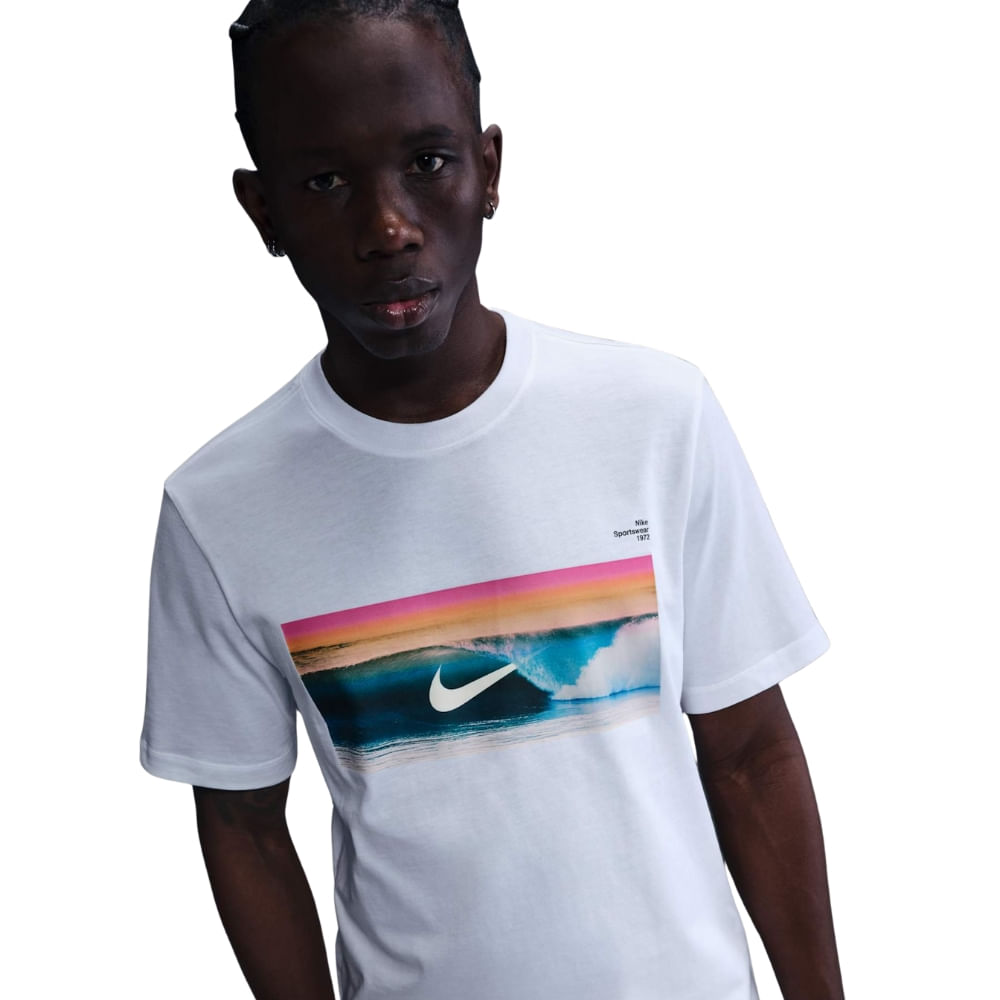 Camiseta Nike Sportswear Photo Masculina - Branco