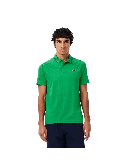 Camisa Polo Lacoste Ultra Dry Slim Novak Djokovic Masculina - Verde