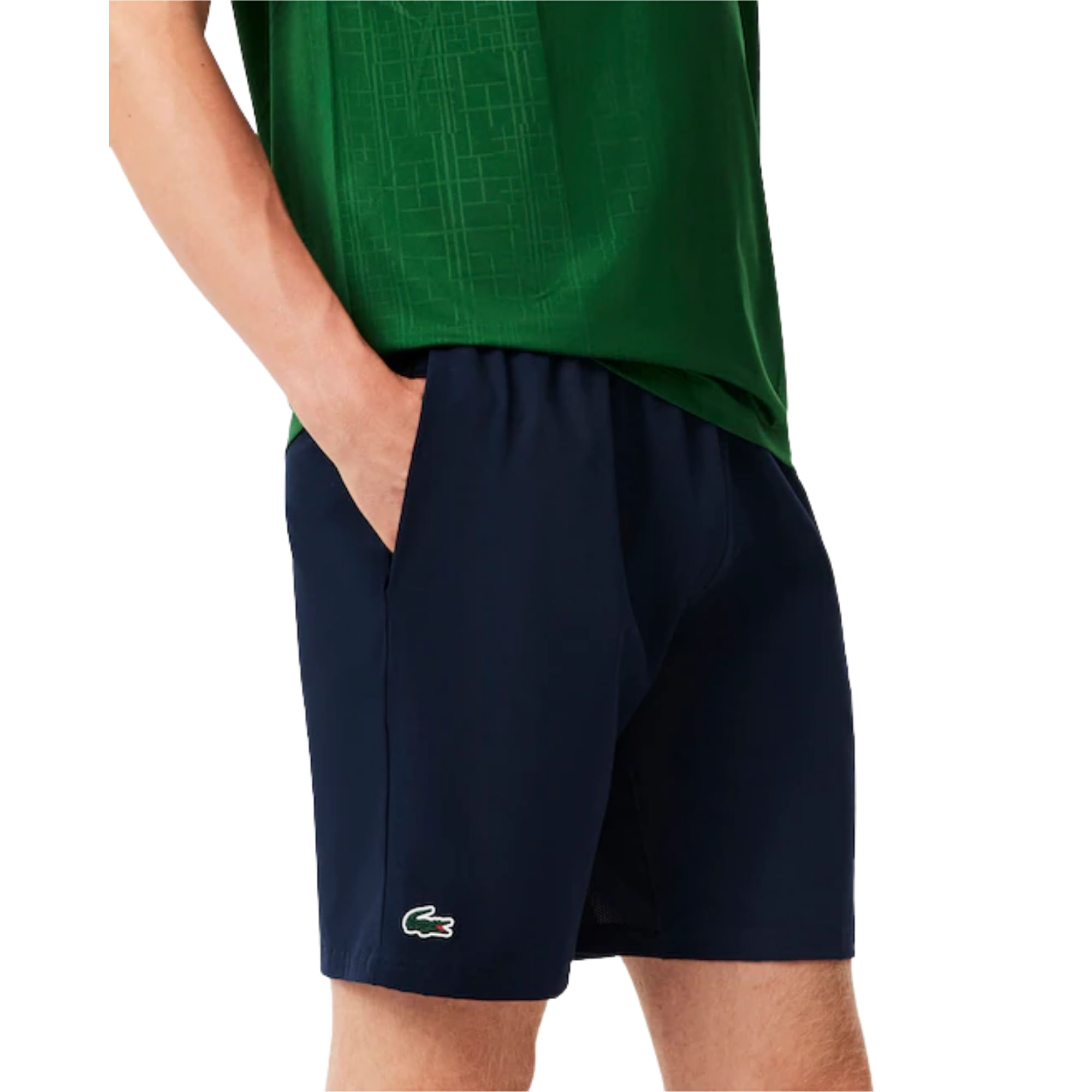 Shorts Lacoste Tennis X Novak Djokovic Masculino - Marinho