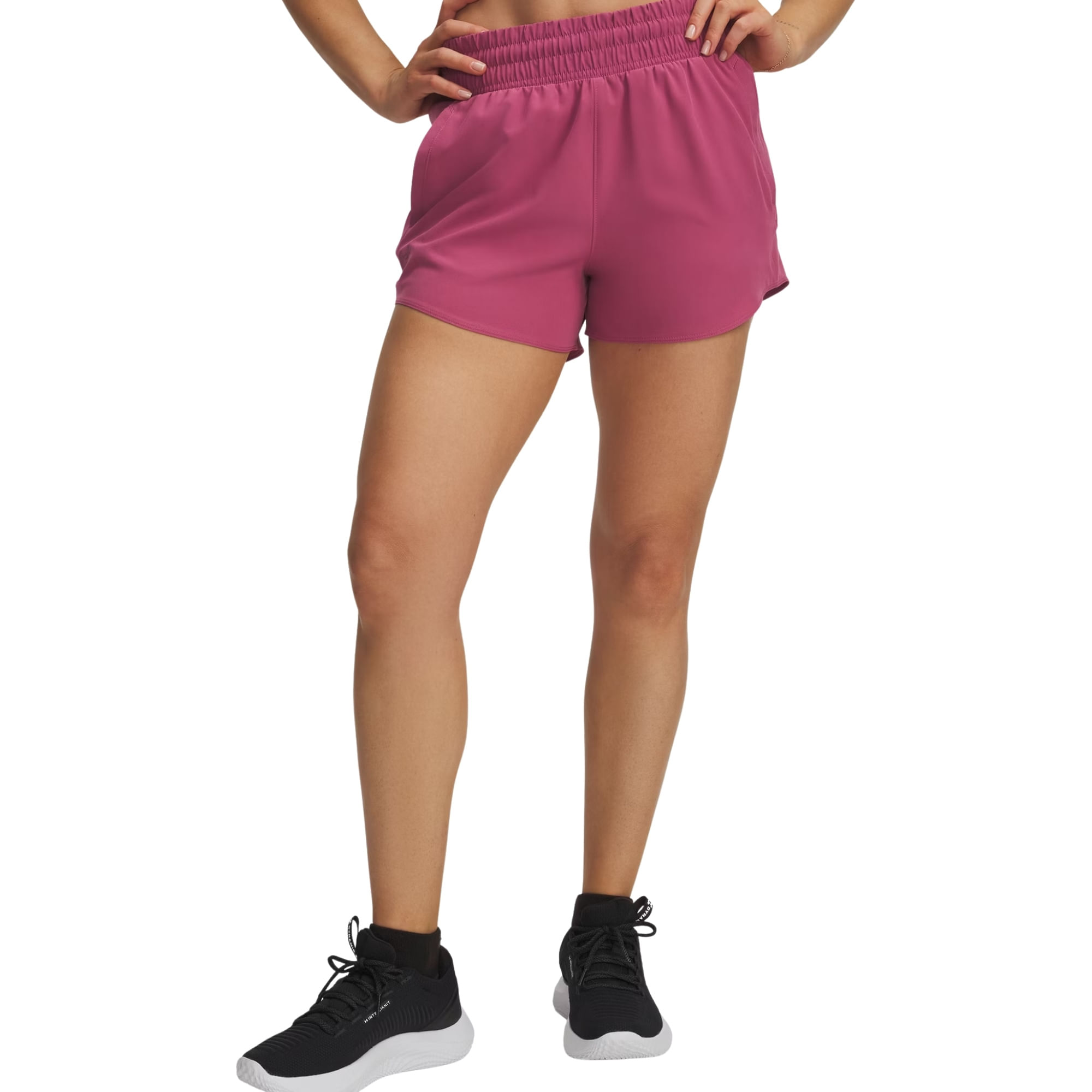 Shorts Under Armour Vanish Flex Woven 3 Pol Feminino - Rosa Escuro