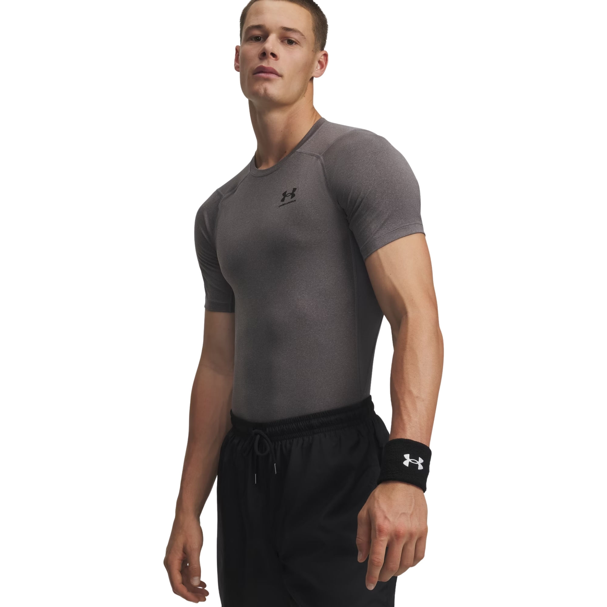 Camiseta Under Armour Heatgear Masculina - Cinza Mescla