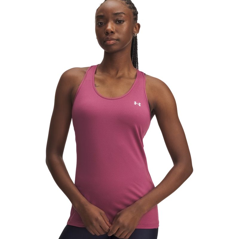 Regata Under Armour Heatgear Racer Tank Feminina - Rosa Escuro