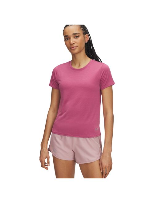 Camiseta Under Armour Launch Feminina - Rosa Escuro