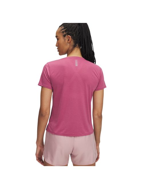 Camiseta Under Armour Launch Feminina - Rosa Escuro
