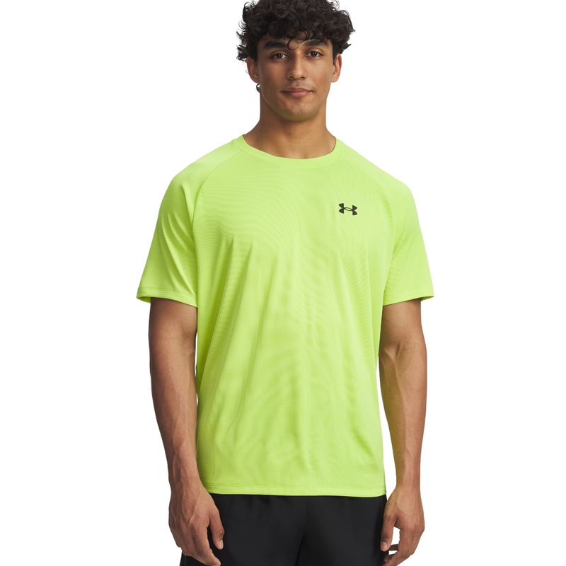Camiseta Under Armour Tech Textured Masculina - Verde Neon
