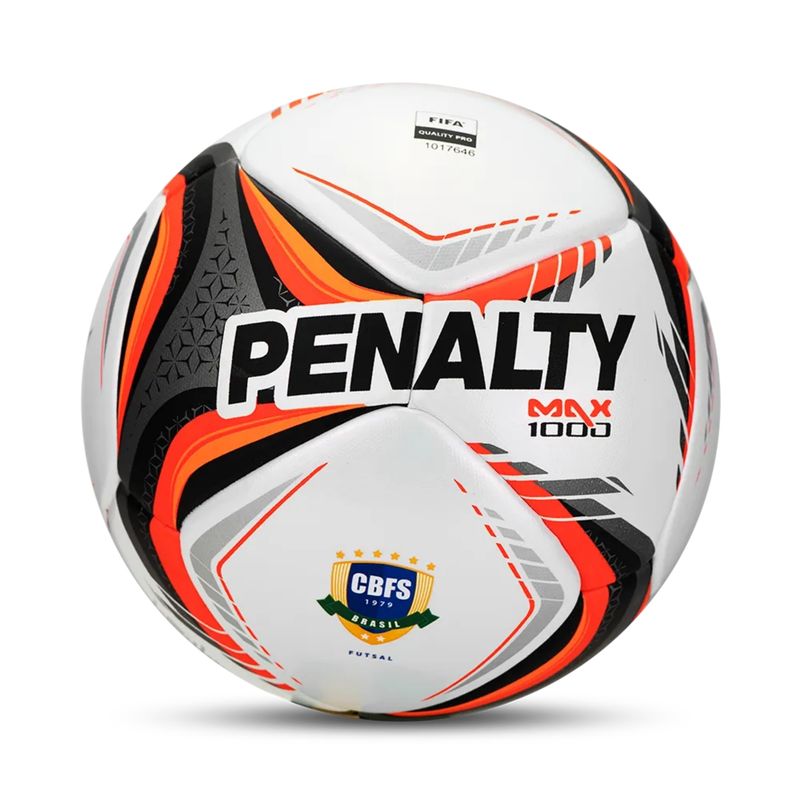 bola-futsal-penalty-max-1000-xxvi-unissex-branca-laranja