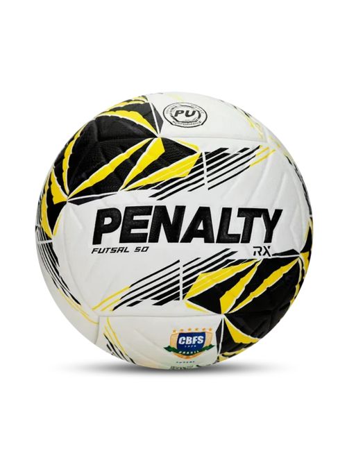 Bola Futsal Penalty Rx 50 XXVI Infantil - Branca/Amarela