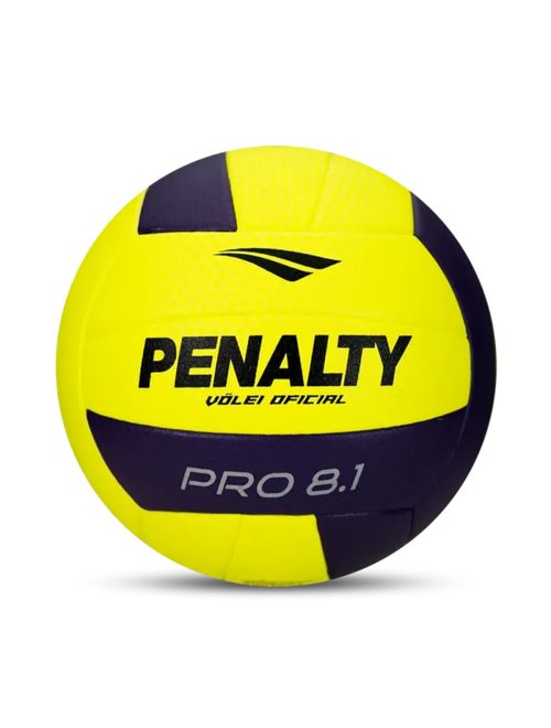 Bola Vôlei Penalty 8.1 Pro Unissex - Amarela/Roxa
