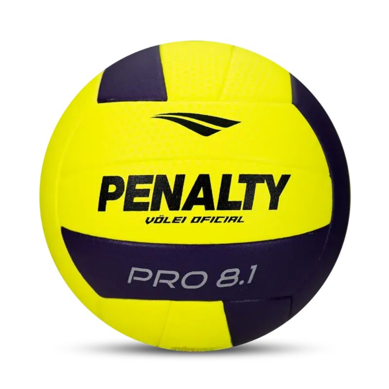 bola-vôlei-penalty-8.1-pro-unissex-amarela-roxa