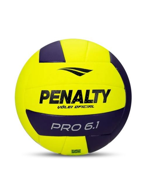 Bola Vôlei Penalty 6.1 Pro Unissex - Amarela/Roxa