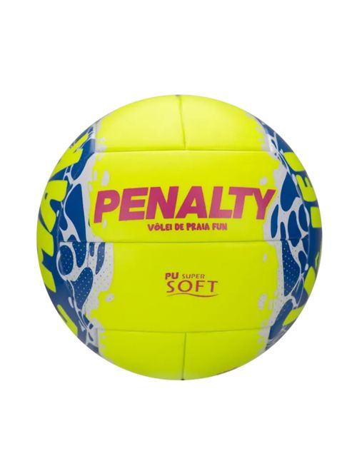 Bola Vôlei De Praia Penalty Fun XXVI Unissex - Amarela/Azul