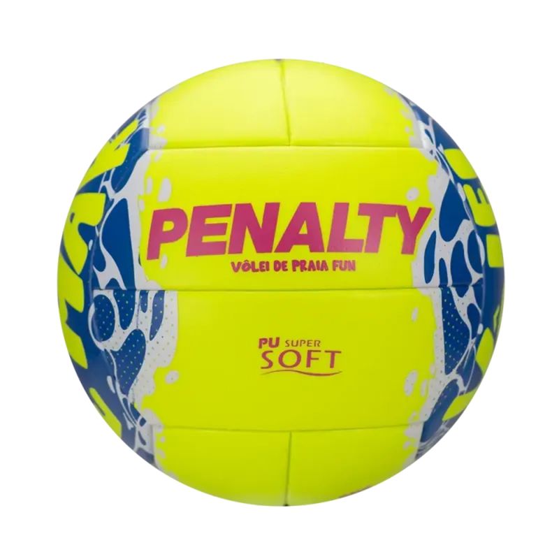 bola-vôlei-de-praia-penalty-fun-xxvi-unissex-amarela-azul