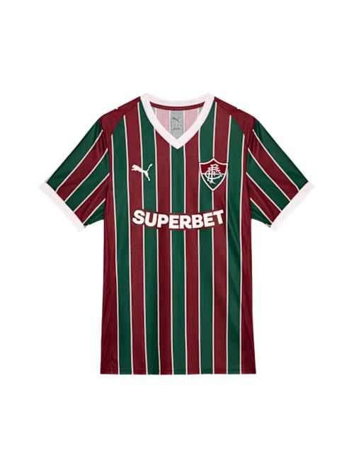 Camisa Fluminense I 26/27 Puma Torcedor Masculina - Verde/Vinho