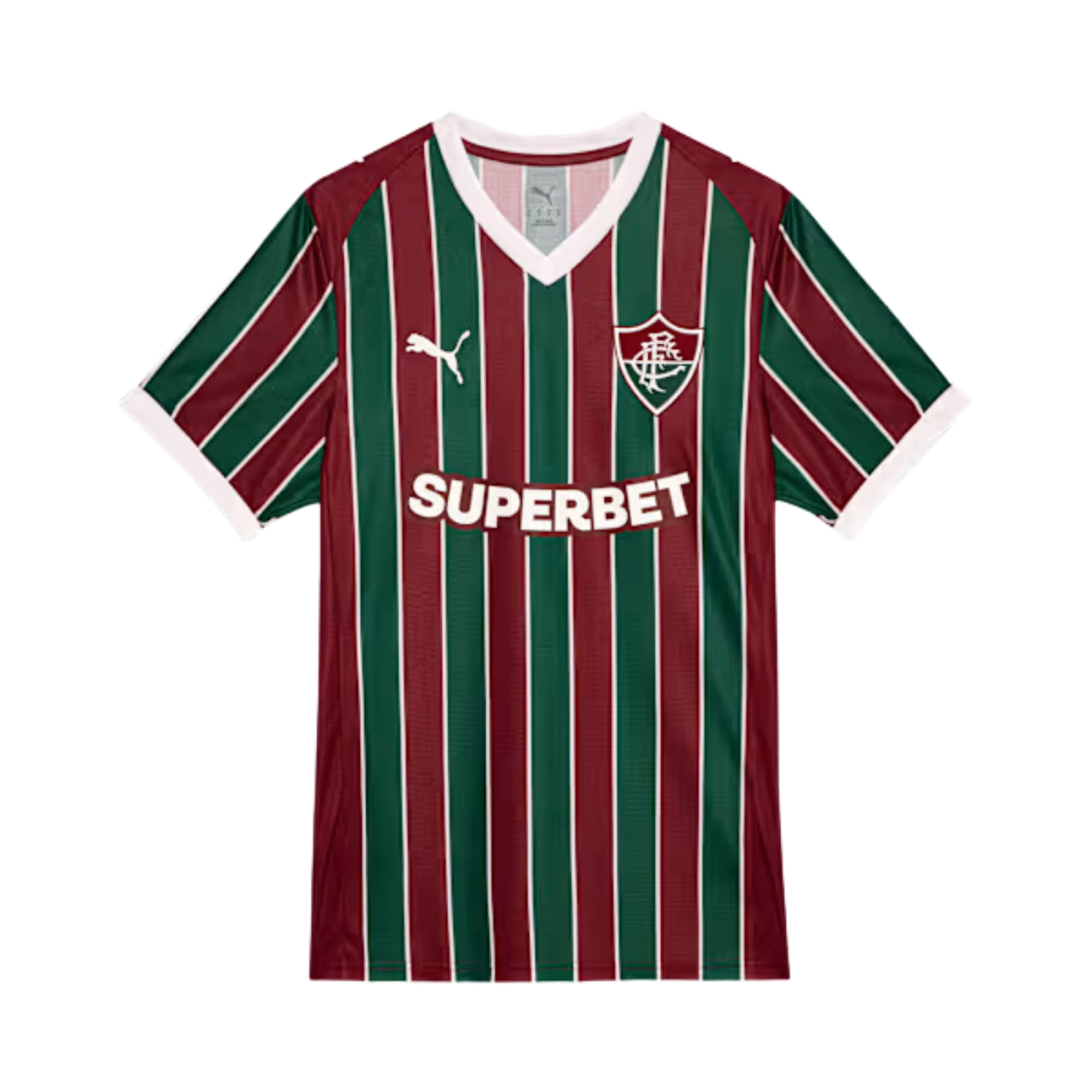 Camisa Fluminense I 26/27 Puma Torcedor Masculina - Verde/Vinho