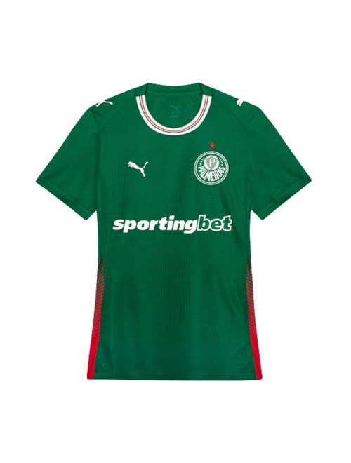 Camisa Palmeiras I 26/27 Puma Tocedora Feminina - Verde