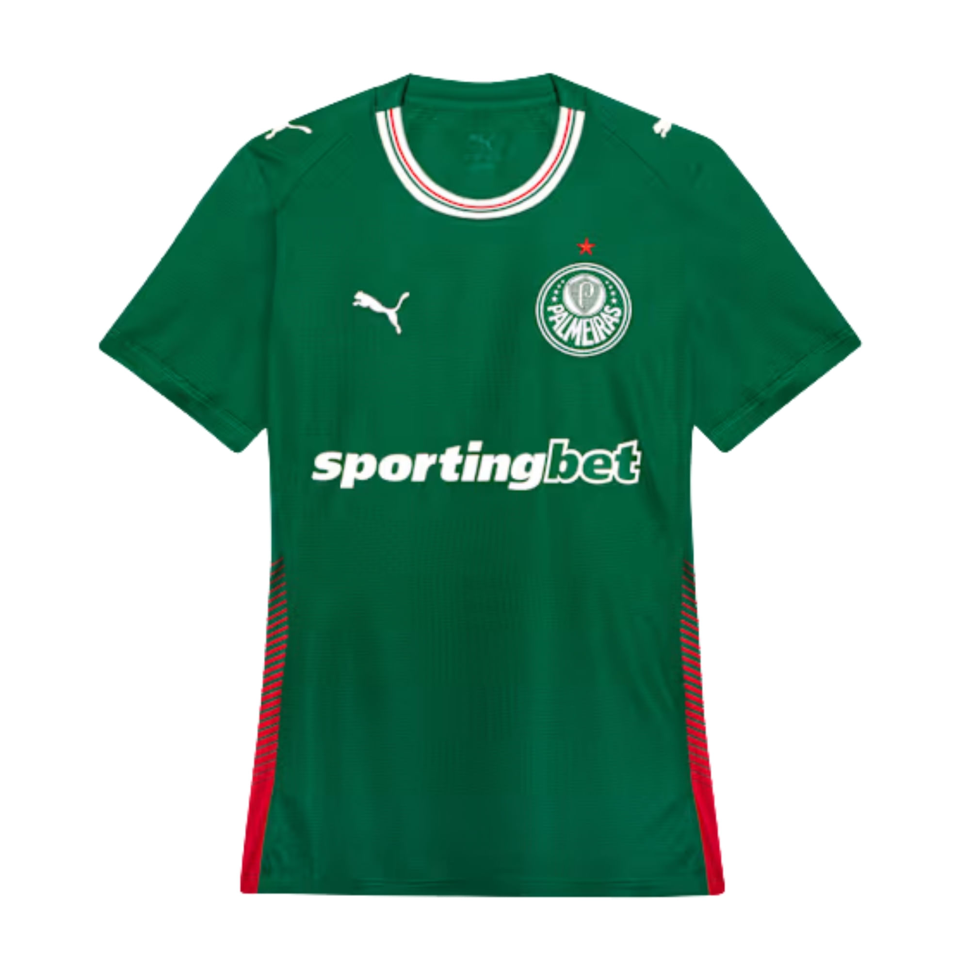 Camisa Palmeiras I 26/27 Puma Tocedora Feminina - Verde