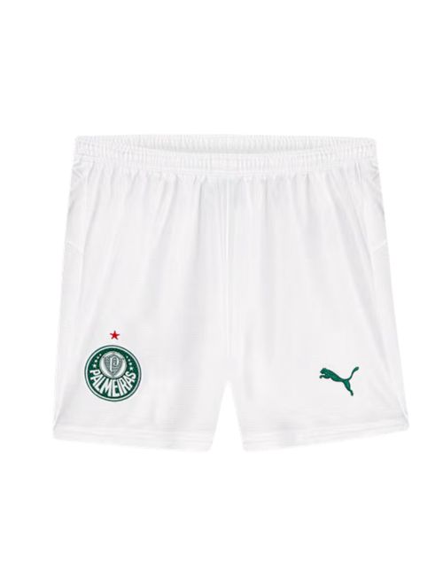 Calção Palmeiras I 26/27 Puma Torcedor Infantil - Branco