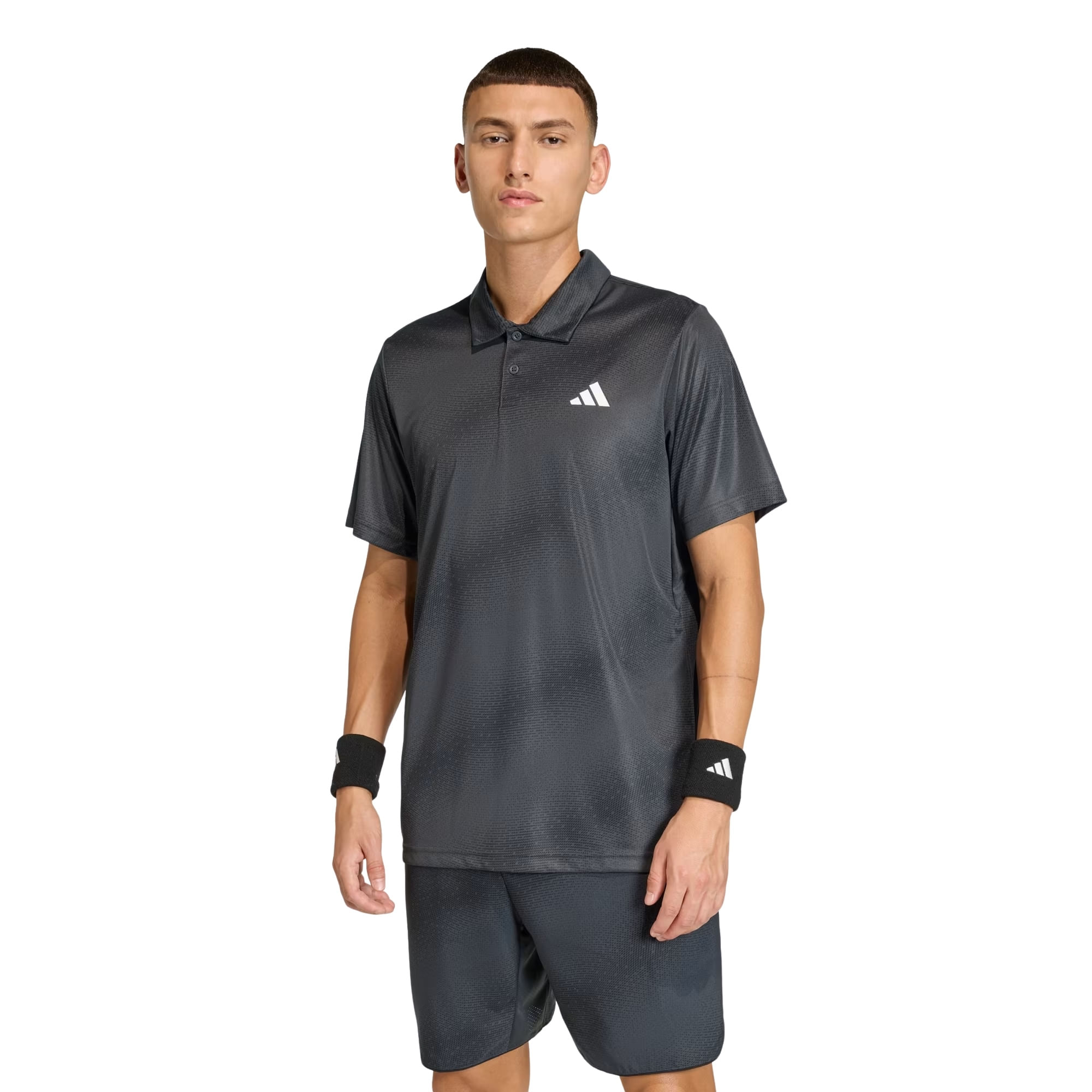 Camisa Polo Adidas Club Graph Masculina - Grafite