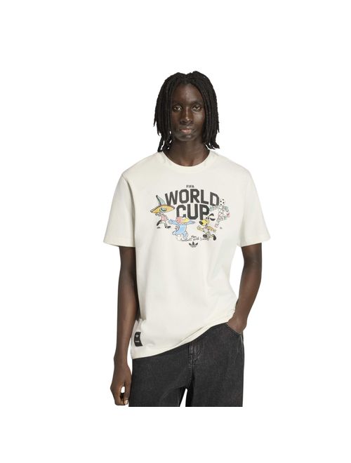 Camiseta Adidas Mascote Da Copa Do Mundo Fifa 2026 Masculina - Branca