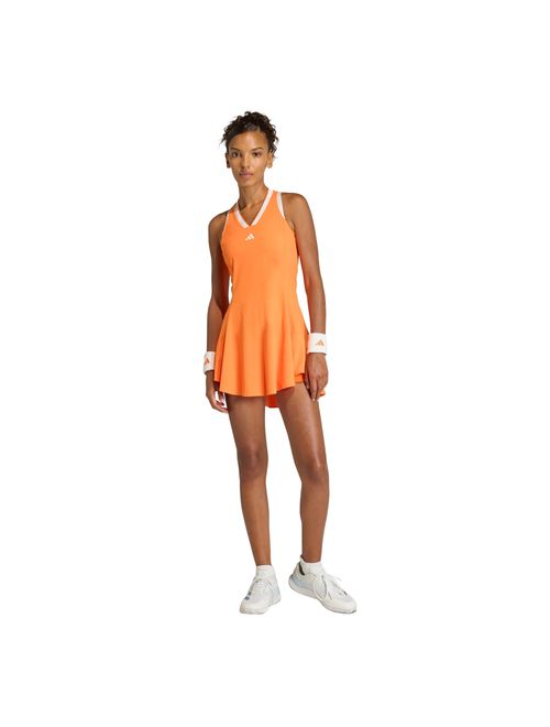 Vestido Adidas Tennis Climacool Pro Feminino - Laranja