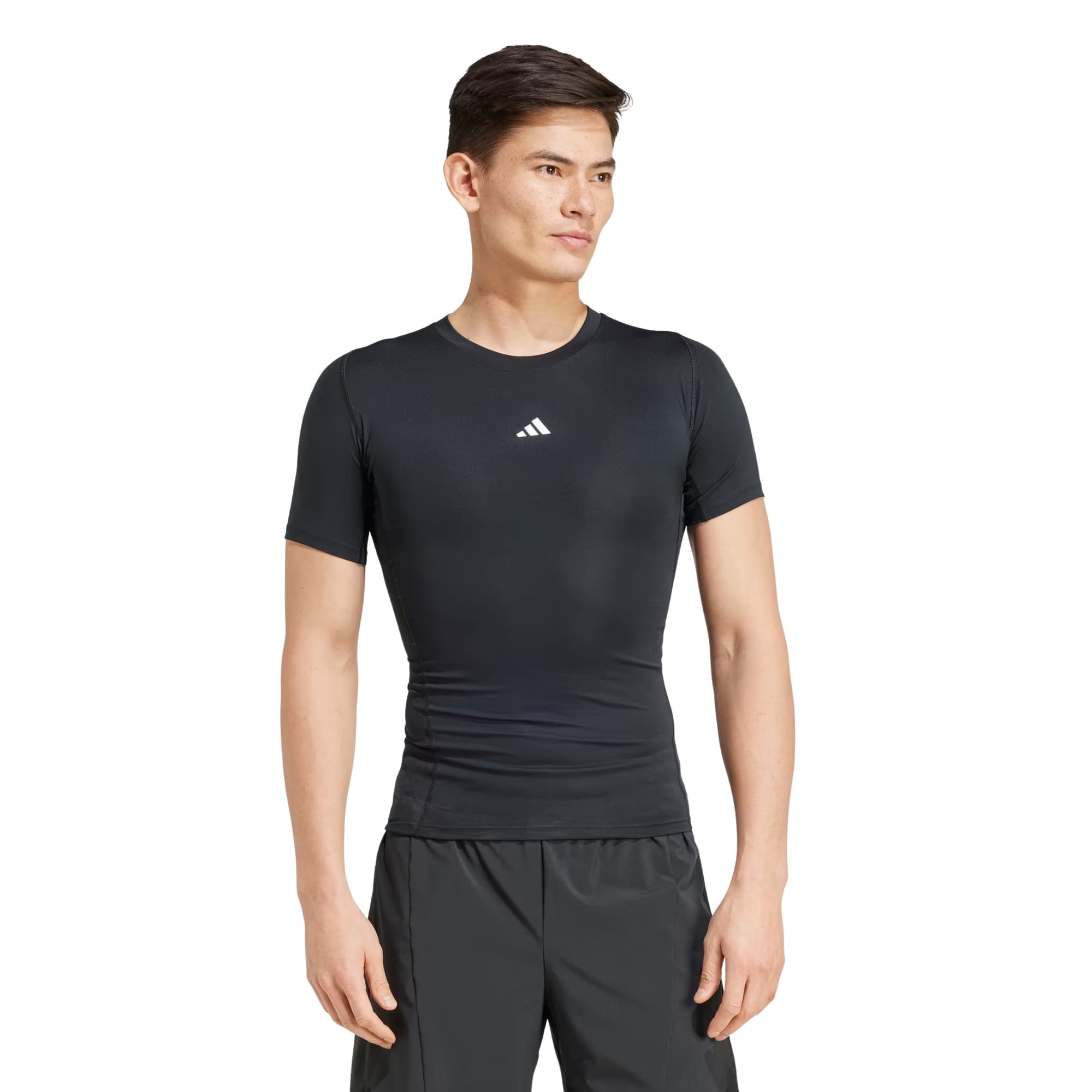 Camiseta Adidas Treino Techfit Compression Masculina - Preta