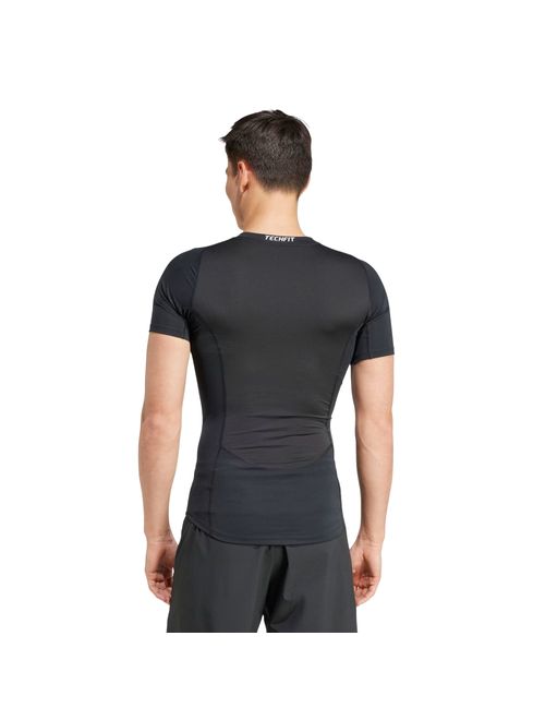 Camiseta Adidas Treino Techfit Compression Masculina - Preta