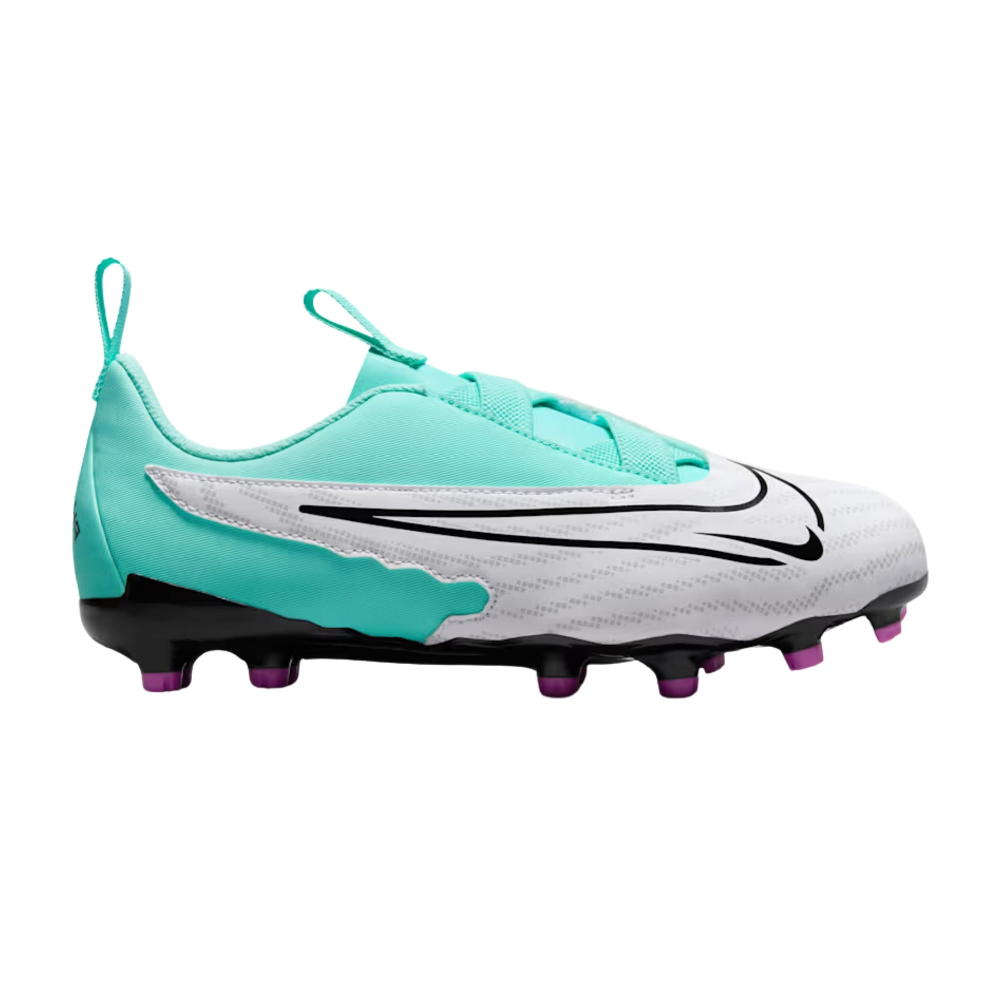 Chuteira Campo Nike Phantom Gx Academy Fg Infantil - Branca/Verde