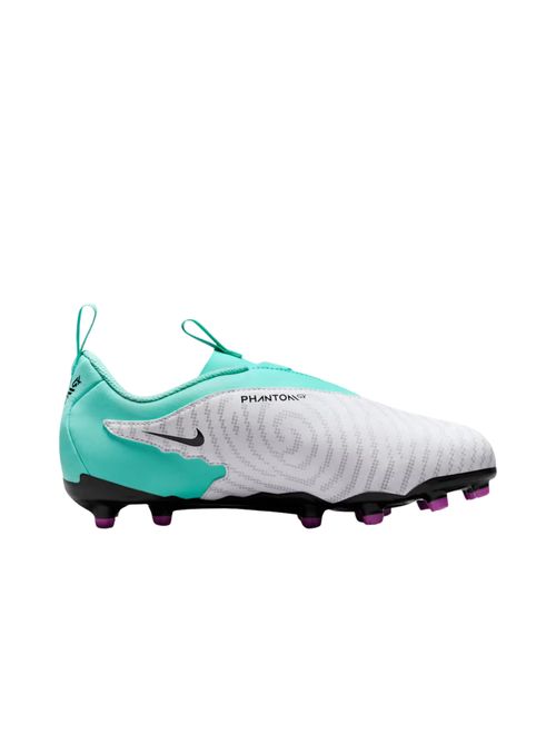 Chuteira Campo Nike Phantom Gx Academy Fg Infantil - Branca/Verde