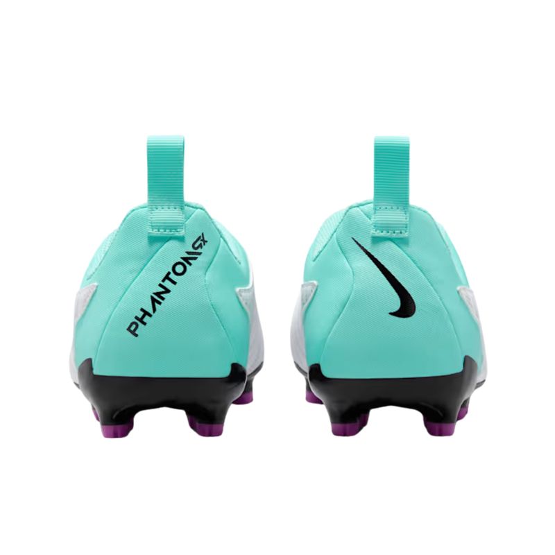 chuteira-campo-nike-phantom-gx-academy-fg-infantil-branca-verde