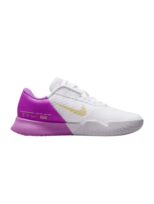 Tênis Nike Zoom Vapor Pro 2 Feminino - Branco/Roxo
