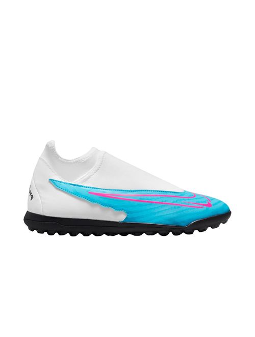 Chuteira Society Nike Phantom Gx Club Masculina - Branca/Azul