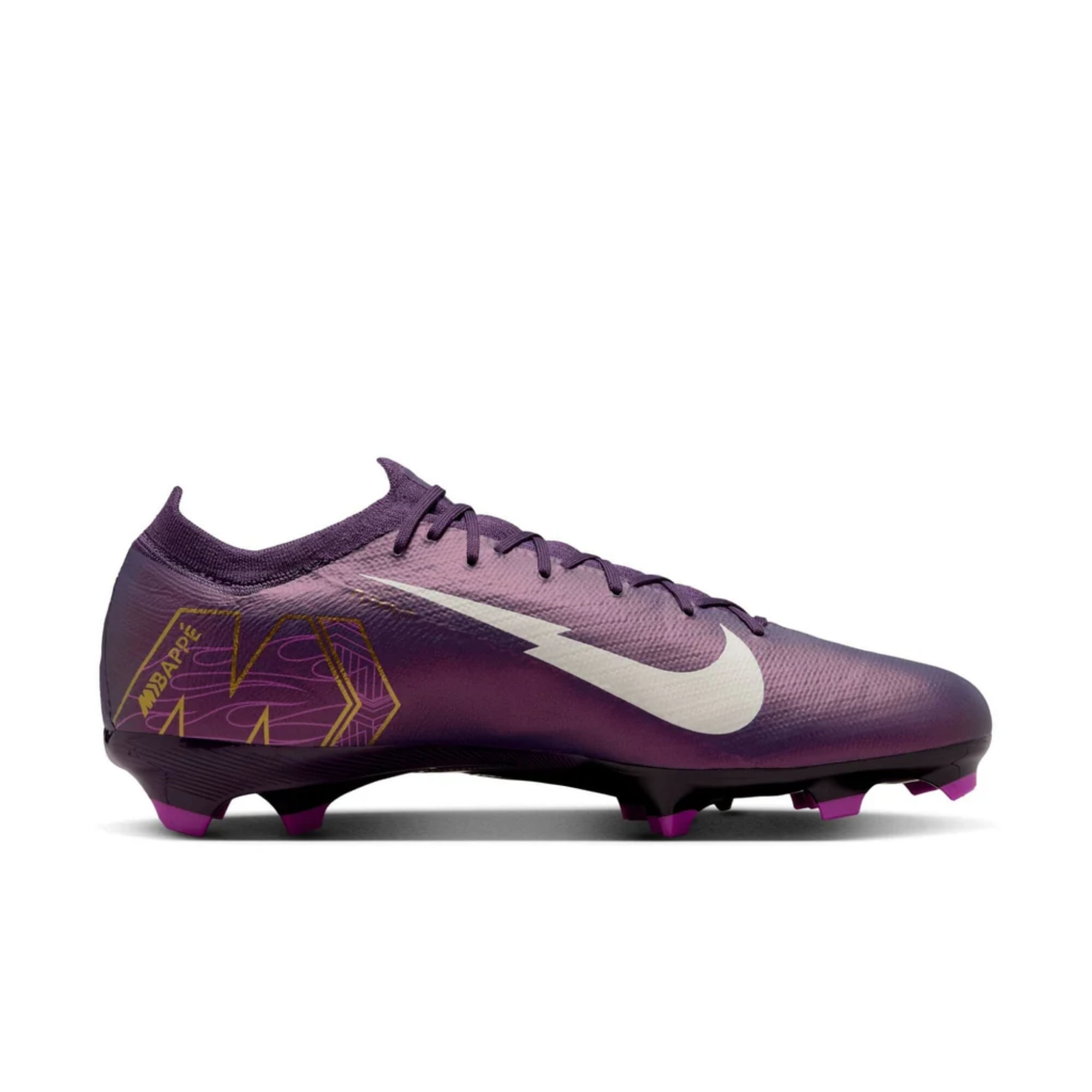 Chuteira Campo Nike Vapor 16 Pro Kylian Mbappé Masculina - Roxa