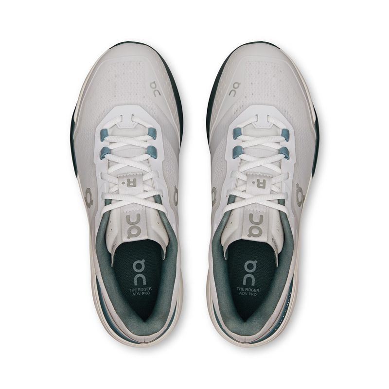 tênis-on-running-the-roger-advantage-pro-masculino-off-white-verde