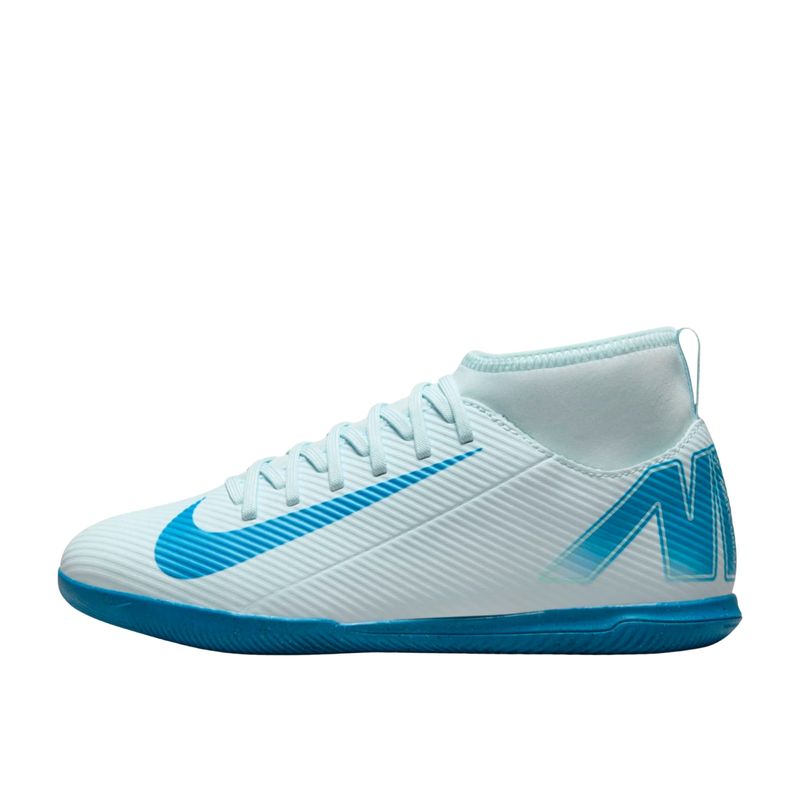 chuteira-futsal-nike-superfly-10-club-infantil-azul
