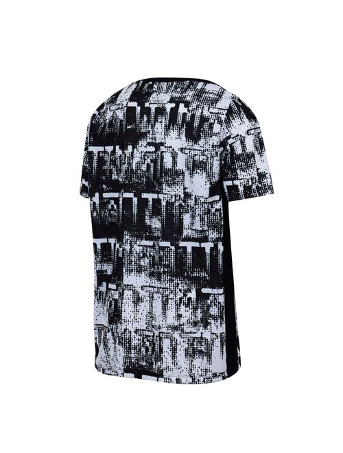 Camisa Corinthians 2026 Nike Pré-Jogo Infantil - Preta/Branca