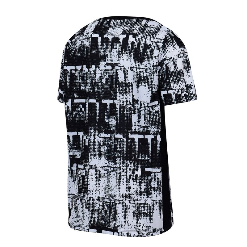 camiseta-corinthians-2026-nike-pré-jogo-infantil-preta-branca