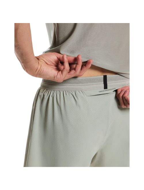 Shorts On Running Performance 5 Pol Masculino - Cinza Claro