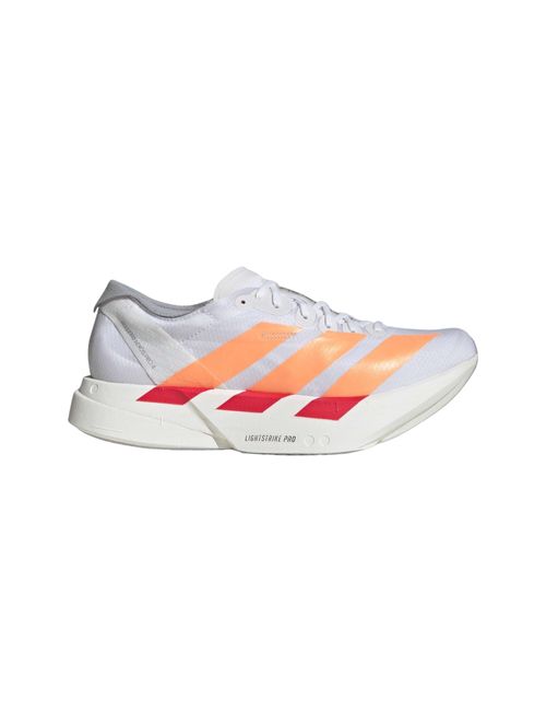 Tênis Adidas Adizero Adios Pro 4 Feminino - Branco/Laranja
