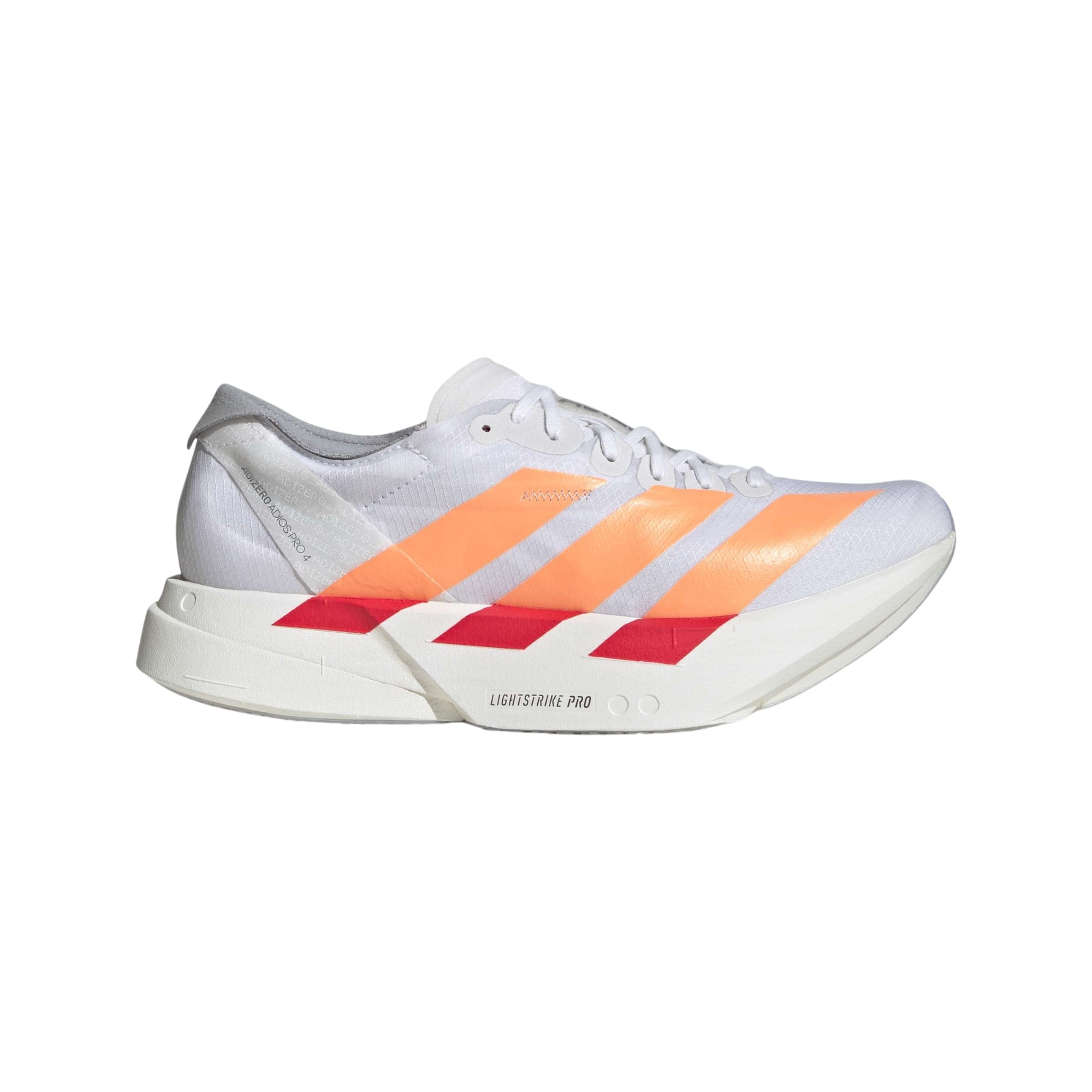 Tênis Adidas Adizero Adios Pro 4 Feminino - Branco/Laranja