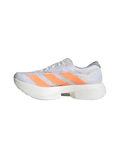 Tênis Adidas Adizero Adios Pro 4 Feminino - Branco/Laranja