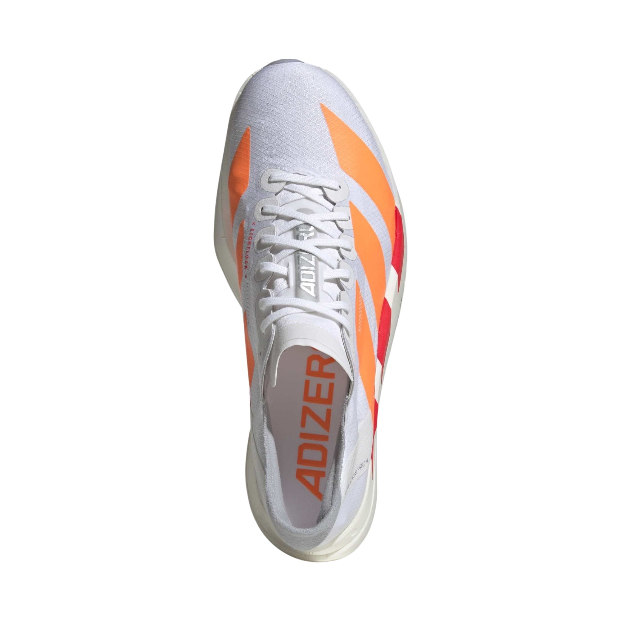 Tênis Adidas Adizero Adios Pro 4 Masculino - Branco/Laranja