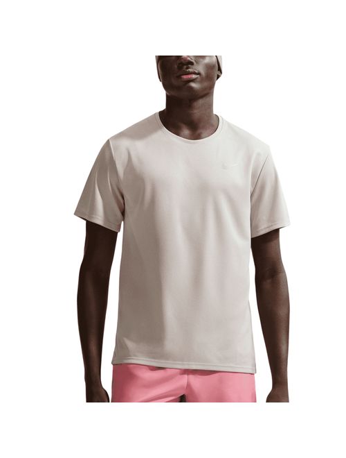 Camiseta Nike Miler Dri-Fit Uv Masculina - Bege