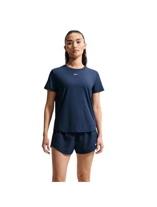 Camiseta Nike Dri-Fit One Slim Feminina - Azul Marinho