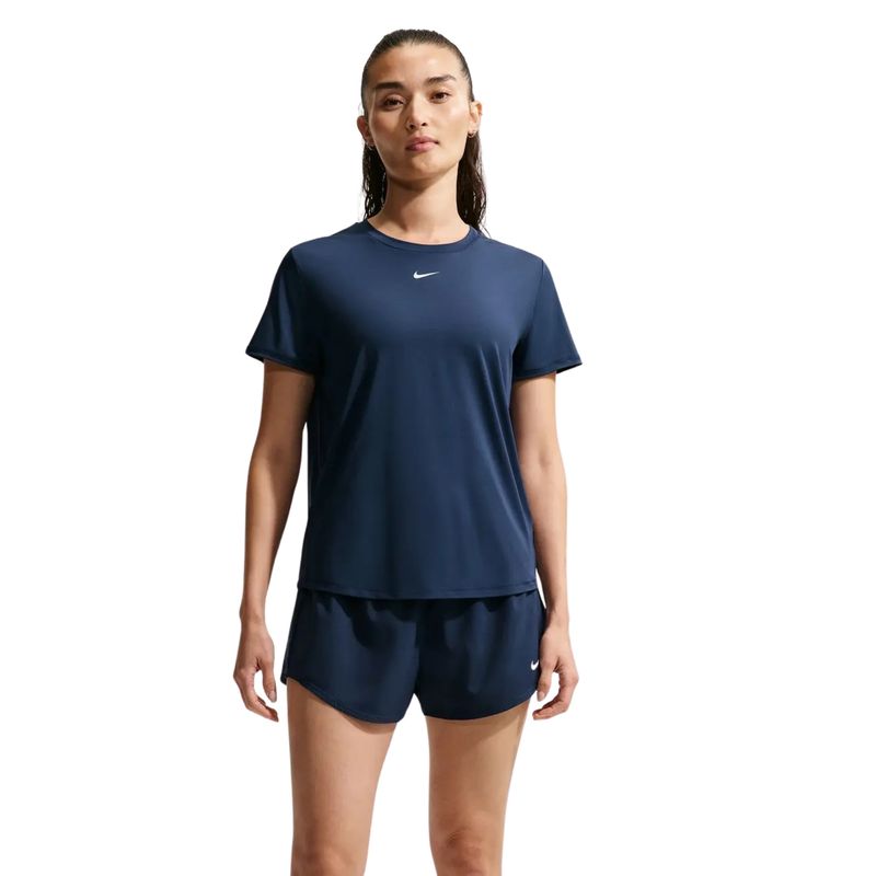 camiseta-nike-dri-fit-one-slim-feminina-azul-marinho