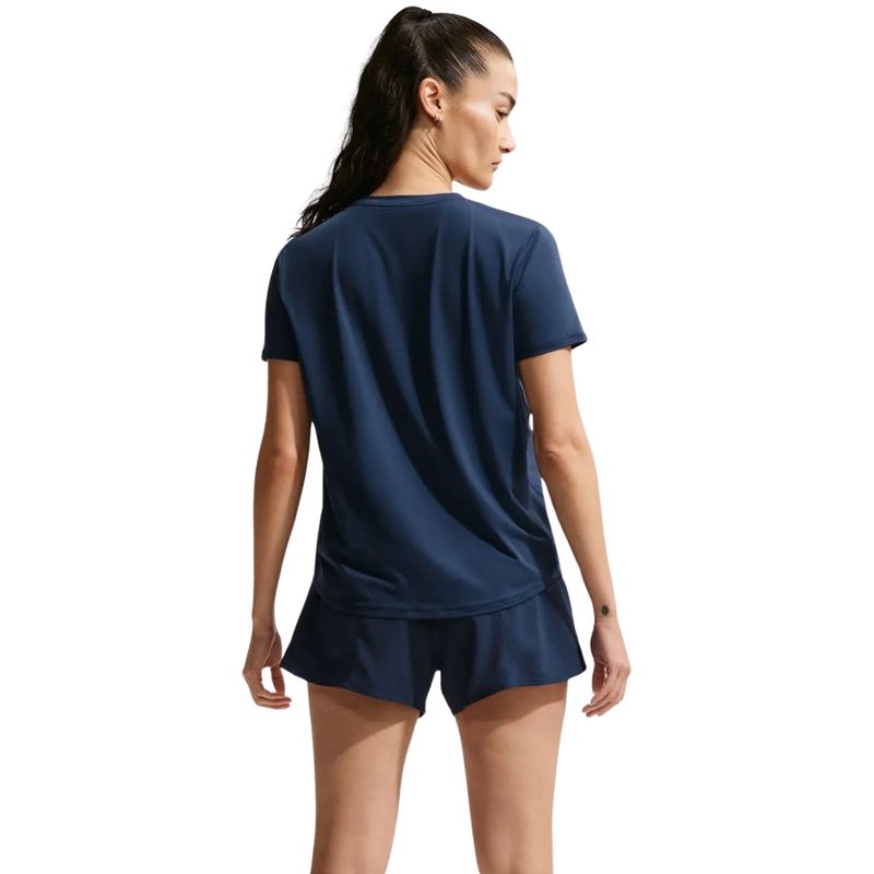 camiseta-nike-dri-fit-one-slim-feminina-azul-marinho