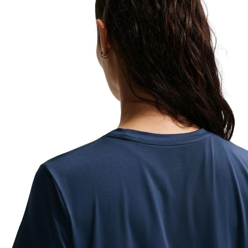 camiseta-nike-dri-fit-one-slim-feminina-azul-marinho