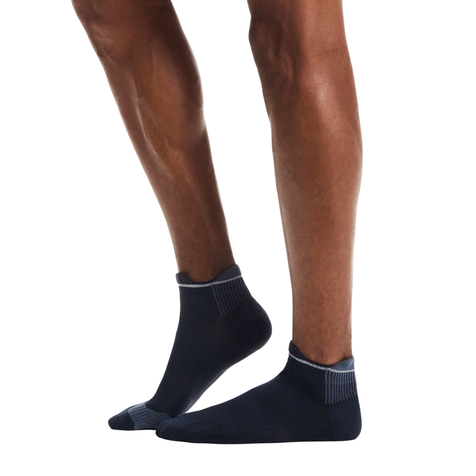 Meia On Running Performance Run Low Unissex - Azul Marinho