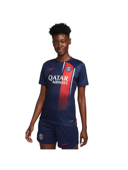 Camisa Paris Saint-Germain I 23/24 Nike Torcedora Pro Feminina - Marinho