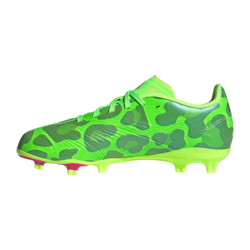 chuteira-campo-adidas-predator-league-low-infantil-verde-rosa